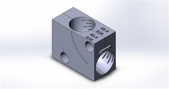 Приспособление (струбцина) для фиксации отвода Ø42.4 в тисках ленточнопильного станка - фото 4762