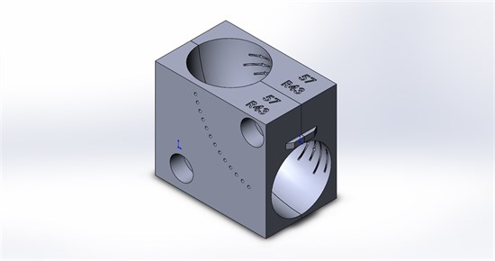Приспособление (струбцина) для фиксации отвода Ø57 в тисках ленточнопильного станка - фото 4782