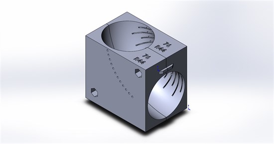 Приспособление (струбцина) для фиксации отвода Ø76 в тисках ленточнопильного станка - фото 4812