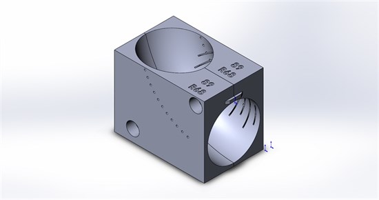 Приспособление (струбцина) для фиксации отвода Ø89 в тисках ленточнопильного станка - фото 4825
