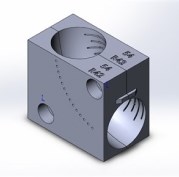 Приспособление (струбцина) для фиксации отвода Ø54 в тисках ленточнопильного станка - фото 5601
