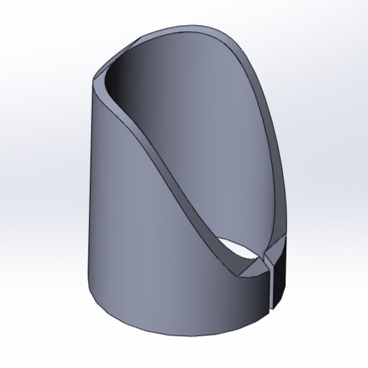 Шаблон врезки Ø42.4 Vrezka42,4-45-90