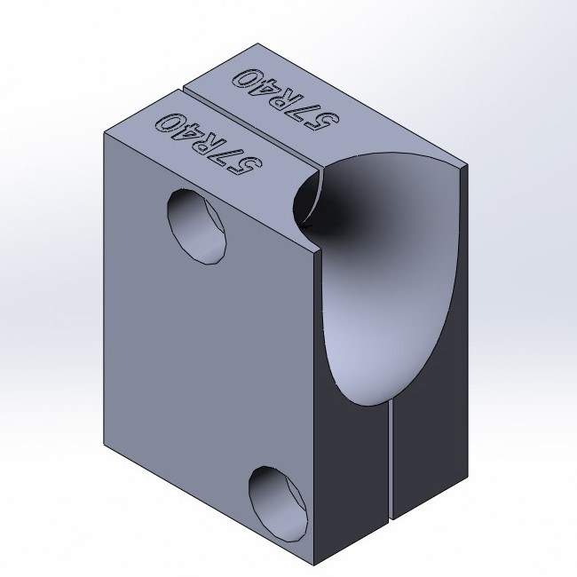 Струбцина Y-pipe Ø57 STRY-57R40
