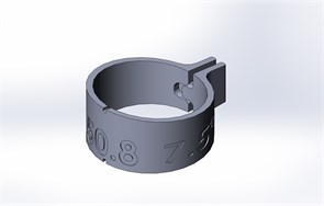 Ø50,8 Шаблон для разметки прямой трубы секторами Sek50,8